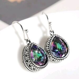 ✨3 FOR $28✨🆕  MYSTIC TOPAZ WATERDROP EARRINGS